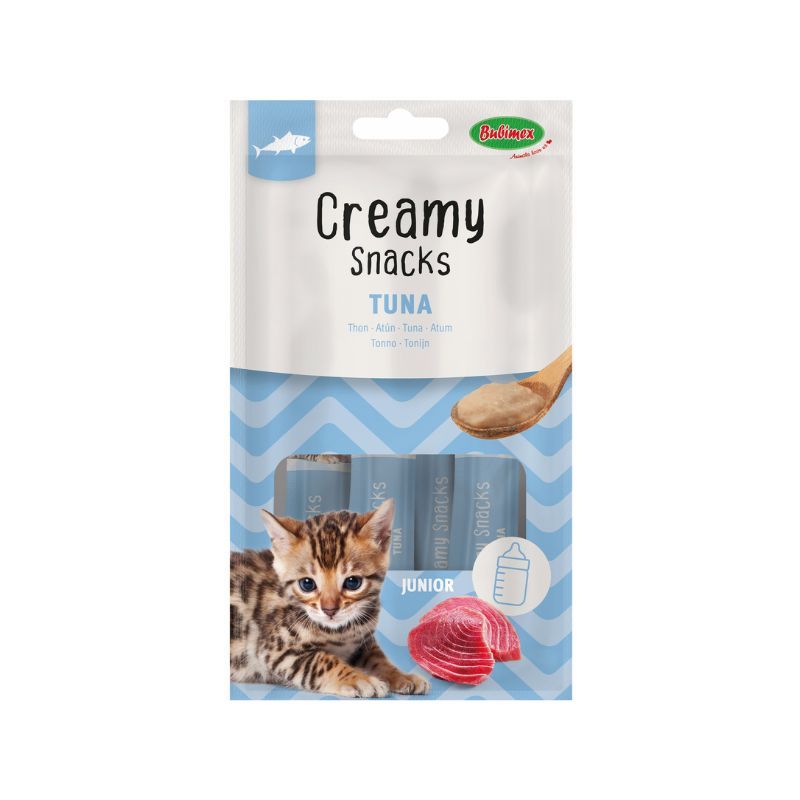 BUBIMEX CREAMY SNACK LIQUIDO GATO ATUN 12 X 60 G