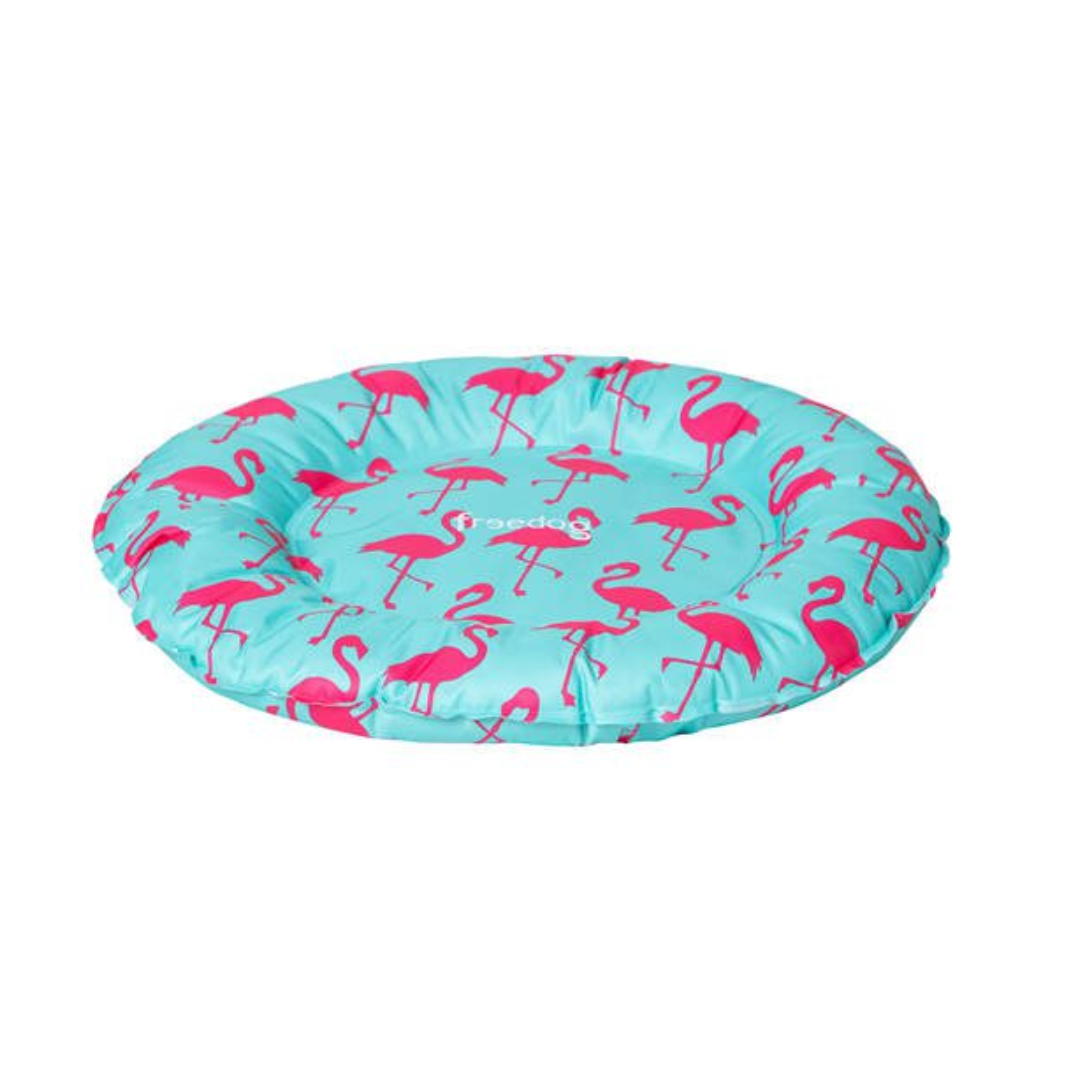 CAMA DONUT REFRESCANTE PERROS FREEDOG FLAMINGO