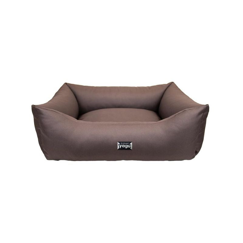 CAMA PERROS DESENFUNDABLE IMPERMEABLE MARRON YAGU