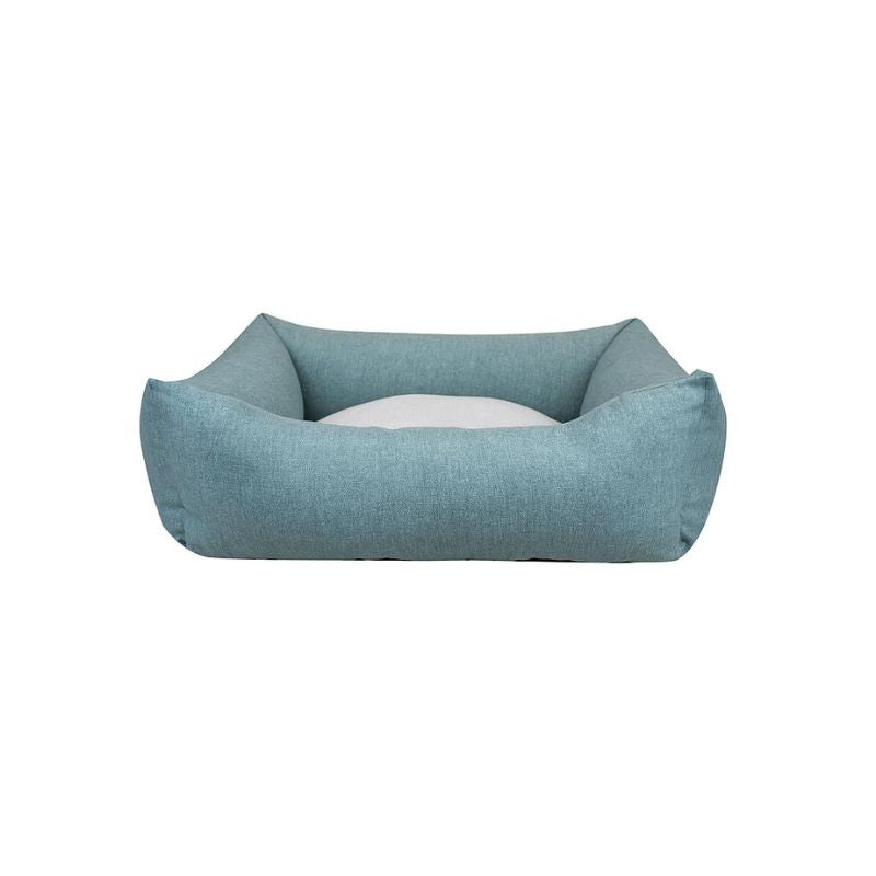 CAMA PERROS DESENFUNDABLE LONETA TURQUESA YAGU