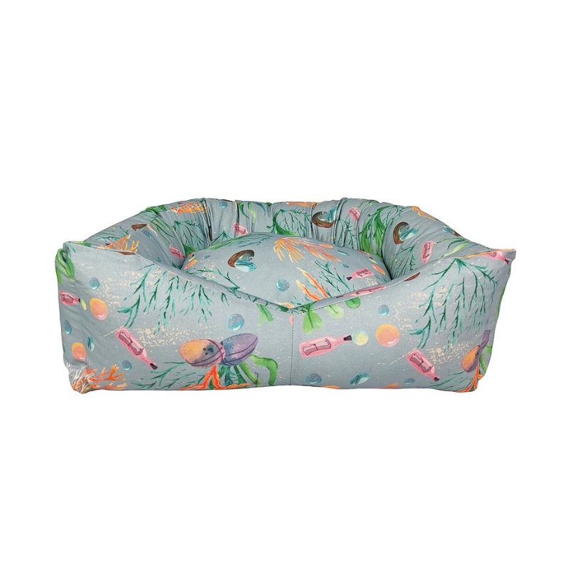 CAMA PERROS DESENFUNDABLE UNIQUE YAGU 58 X 50 X 17 CM