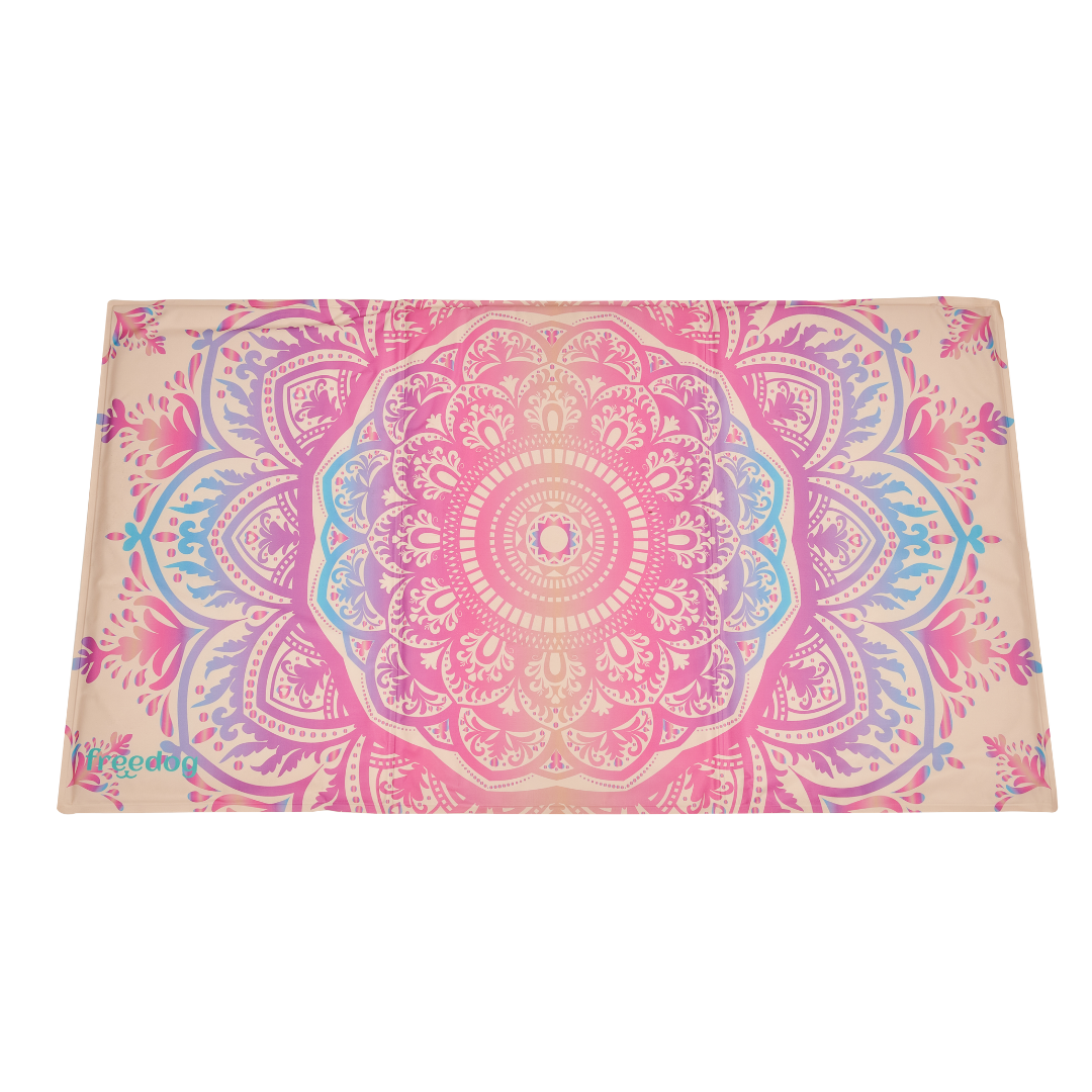 CAMA REFRESCANTE PERROS MANDALA BEIGE FREEDOG COOL BED