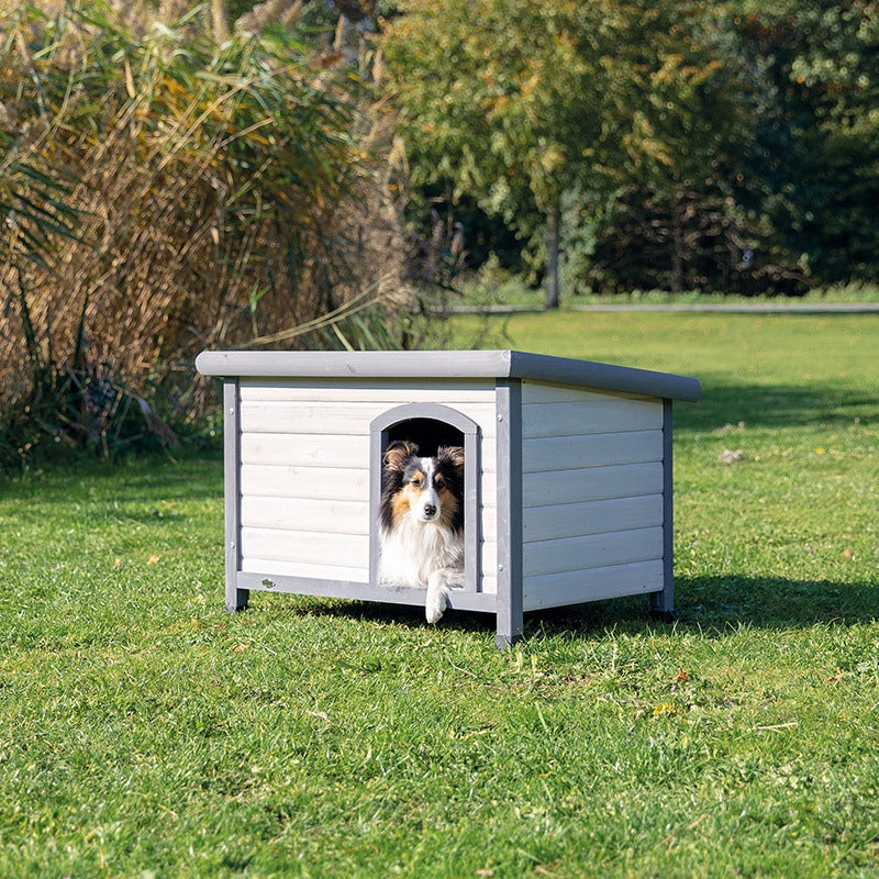 CASETA PARA PERROS CLASSIC MADERA DE PINO BARNIZADA TRIXIE