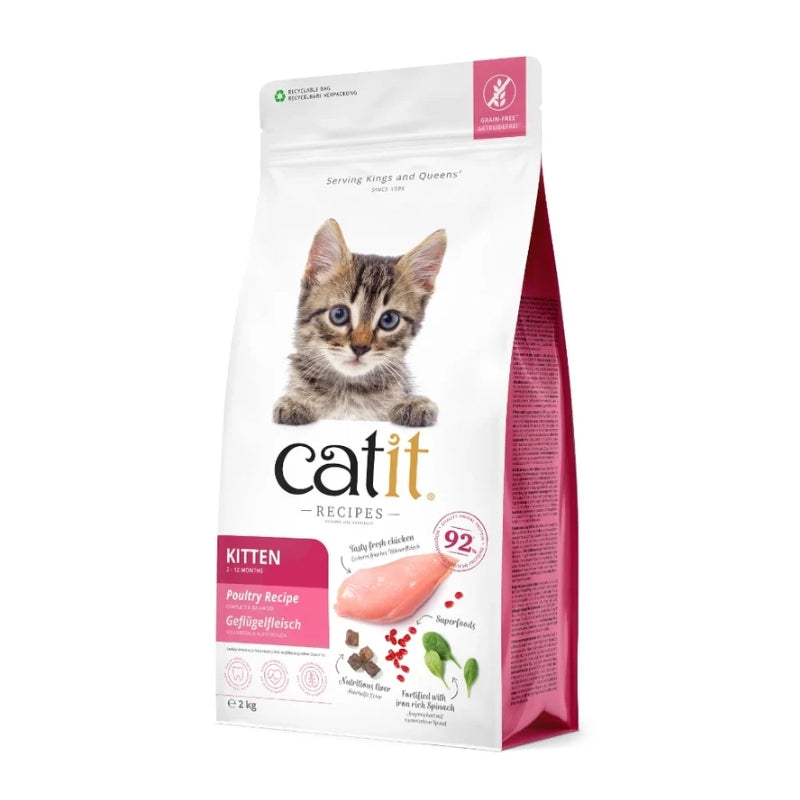 CATIT PIENSO GATITOS KITTEN RECETA DE AVES 2 KG
