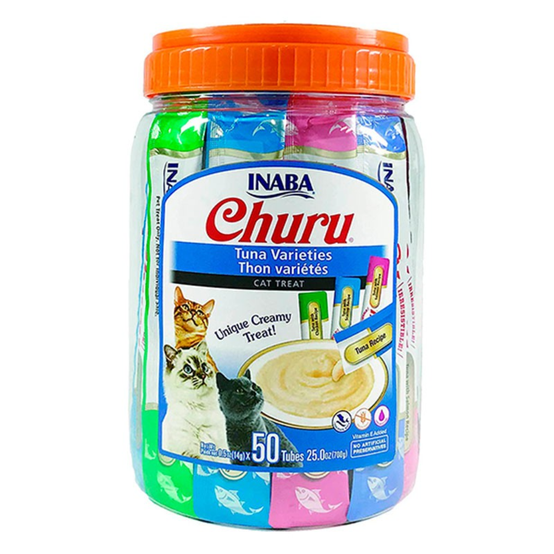 CHURU PARA GATOS 50 UNIDADES ATUN