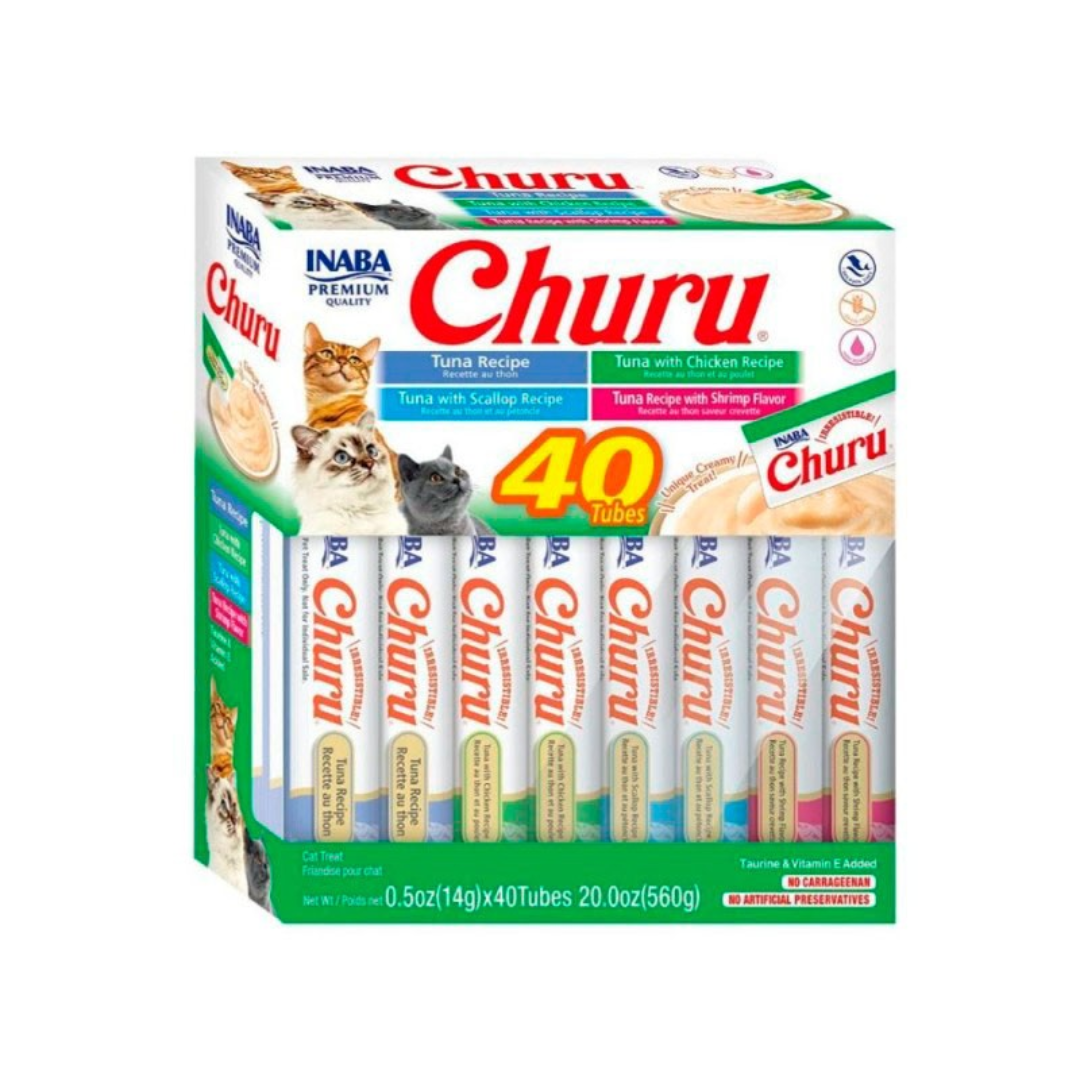 CHURU PARA GATOS ATUN 40 UNIDADES