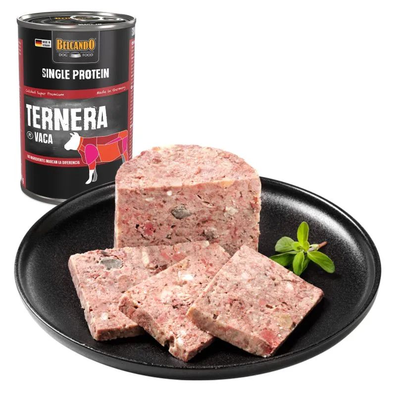 COMIDA HUMEDA MONOPROTEICA PERRO BELCANDO TERNERA 6 X 400 G