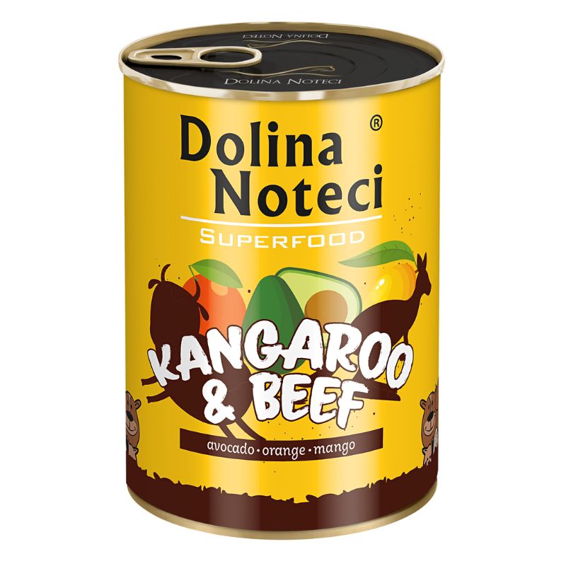 COMIDA HUMEDA PERROS DOLINA NOTECI CANGURO Y BUEY 6 X 400 G