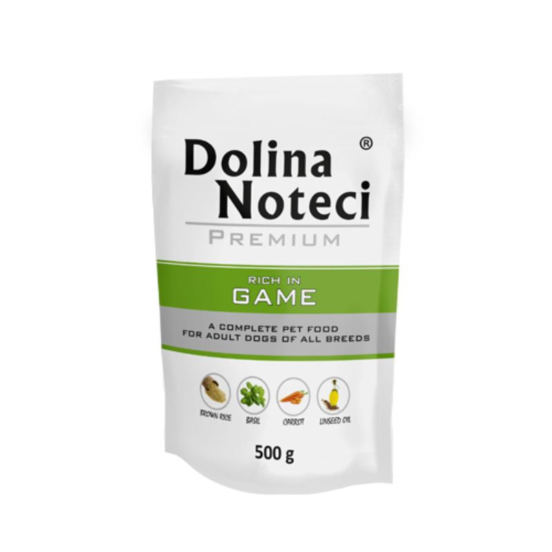 COMIDA HUMEDA PERROS DOLINA NOTECI PREMIUM CIERVO 12 X 500 G