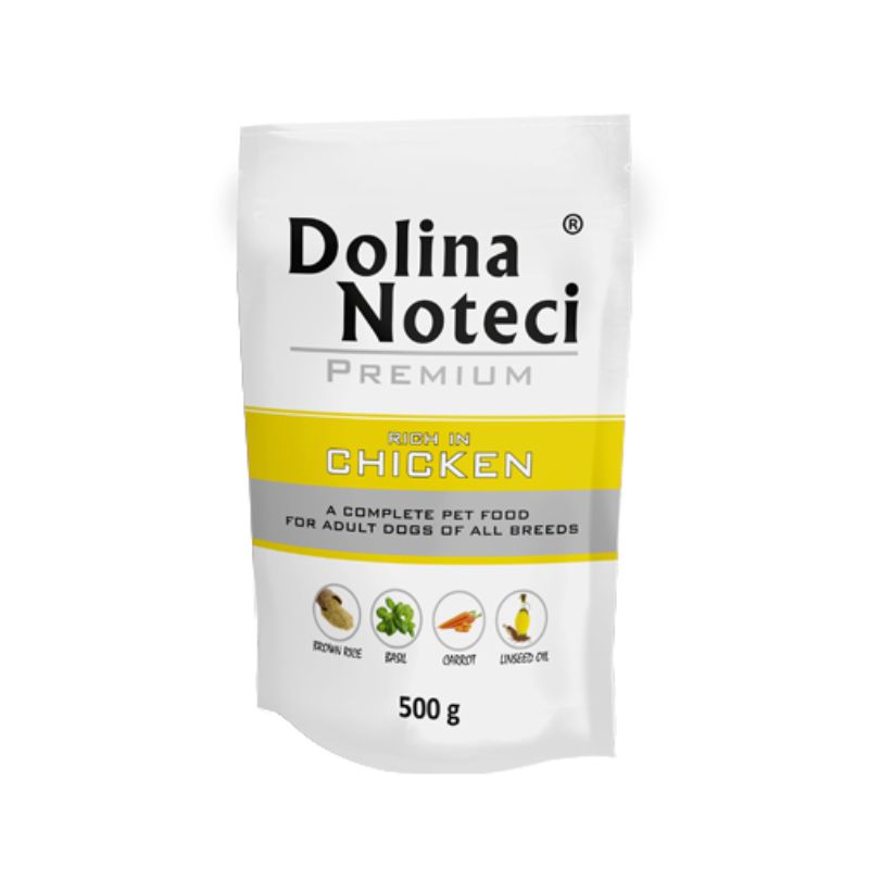 COMIDA HUMEDA PERROS DOLINA NOTECI PREMIUM POLLO 12 X 500 G
