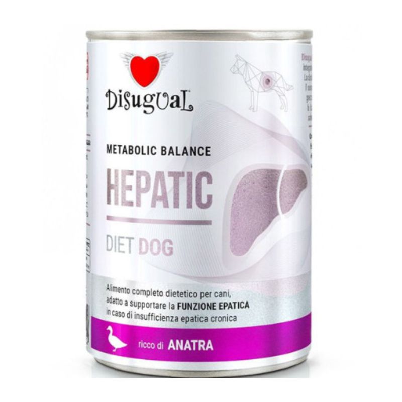COMIDA HUMEDA PERROS HEPATIC PATO DISUGUAL 6 X 400 G