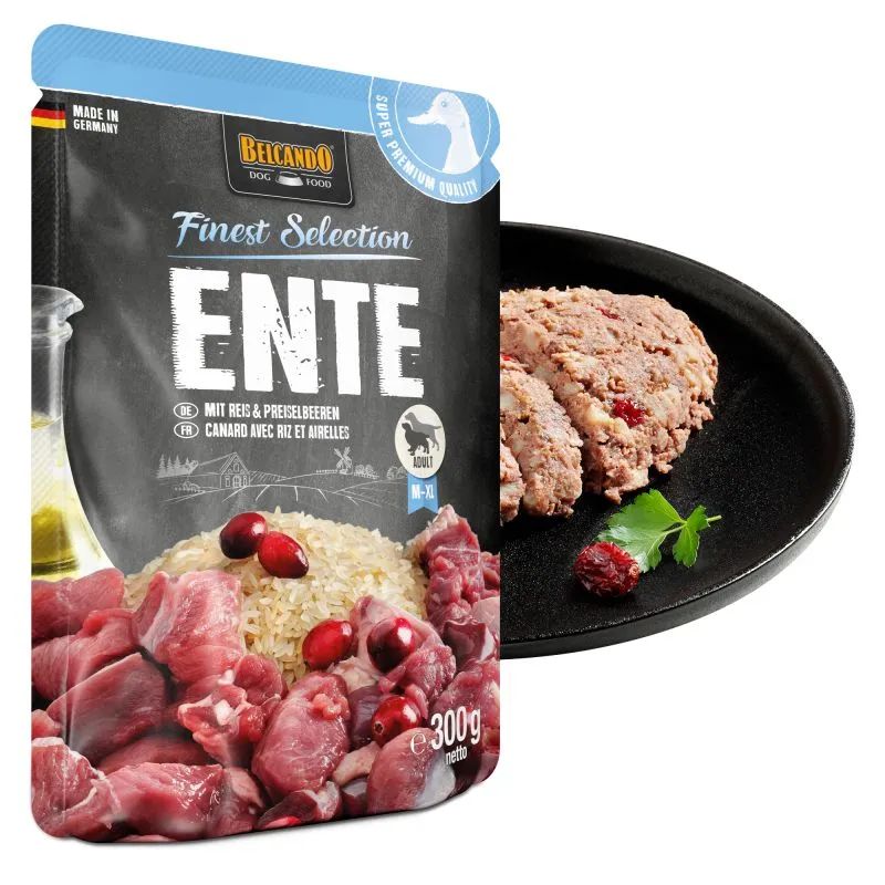 COMIDA HUMEDA PERRO BELCANDO FINEST SELECTION PATO 12 X 125 G