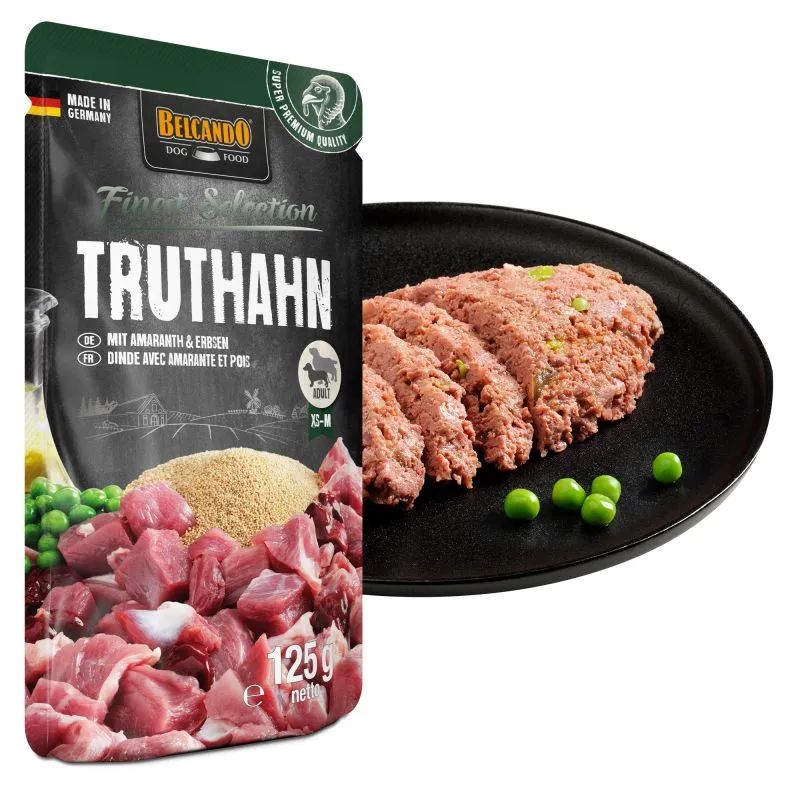 COMIDA HUMEDA PERRO BELCANDO FINEST SELECTION PAVO 12 X 125 G