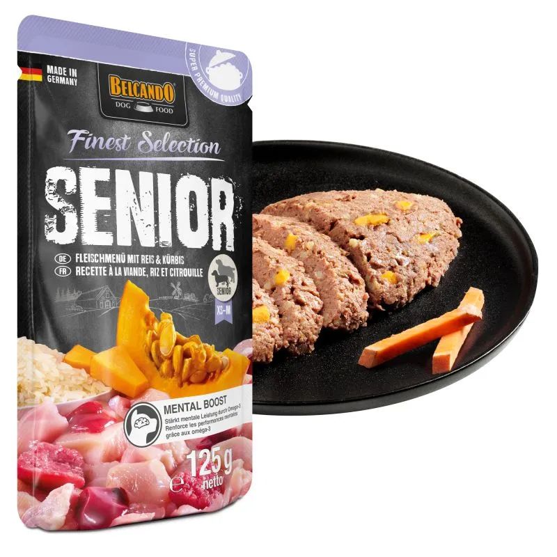 COMIDA HUMEDA PERRO BELCANDO FINEST SELECTION SENIOR 12 X 125 G