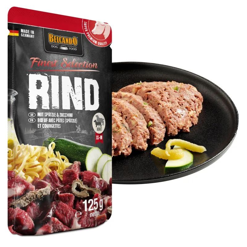 COMIDA HUMEDA PERRO BELCANDO FINEST SELECTION TERNERA 12 X 125 G