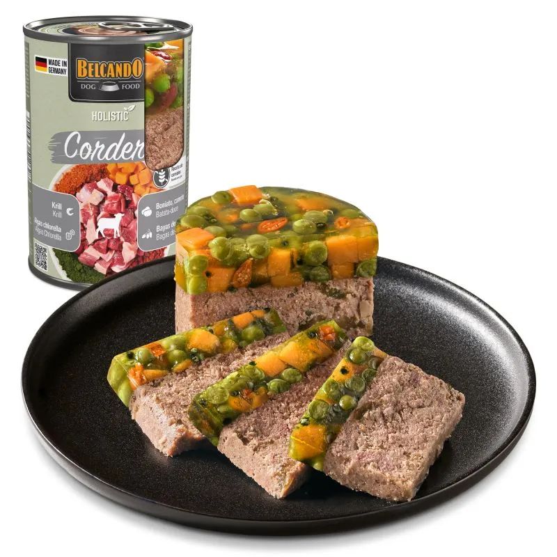 COMIDA HUMEDA PERRO BELCANDO HOLISTIC CORDERO 6 X 400 G
