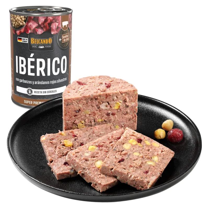 COMIDA HUMEDA PERRO BELCANDO PREMIUM IBERICO 6 X 800 G