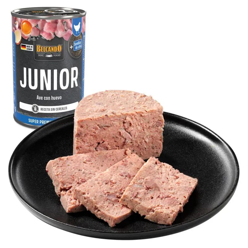 COMIDA HUMEDA PERRO BELCANDO PREMIUM JUNIOR AVES 6 X 800 G