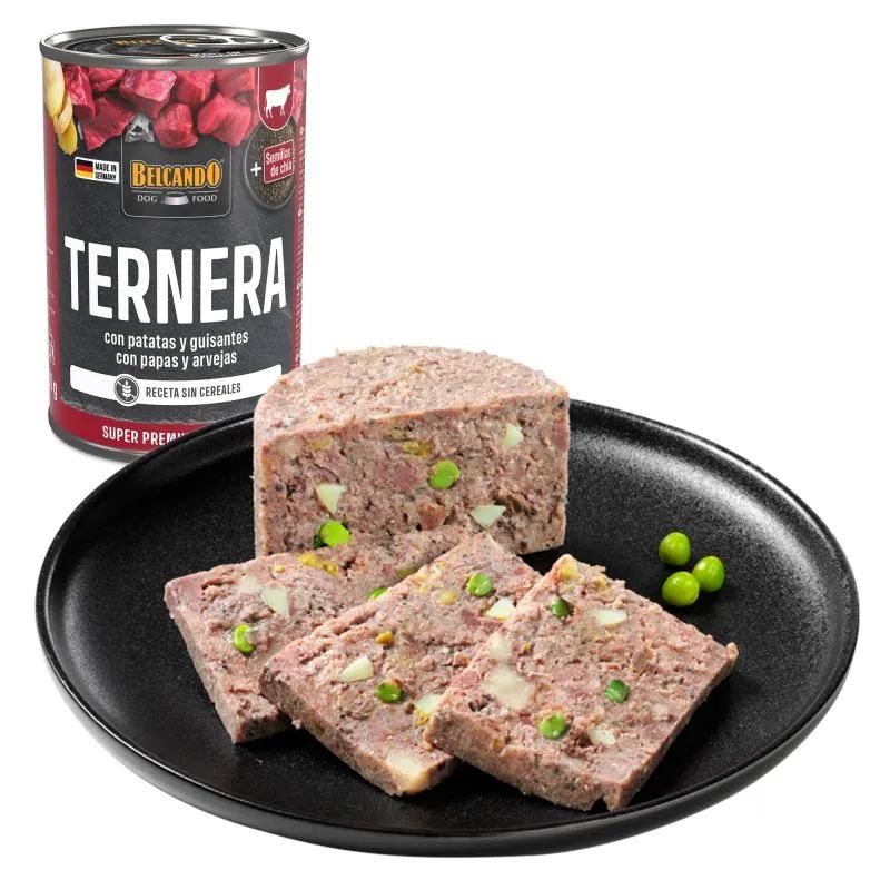 COMIDA HUMEDA PERRO BELCANDO PREMIUM TERNERA 6 X 800 G