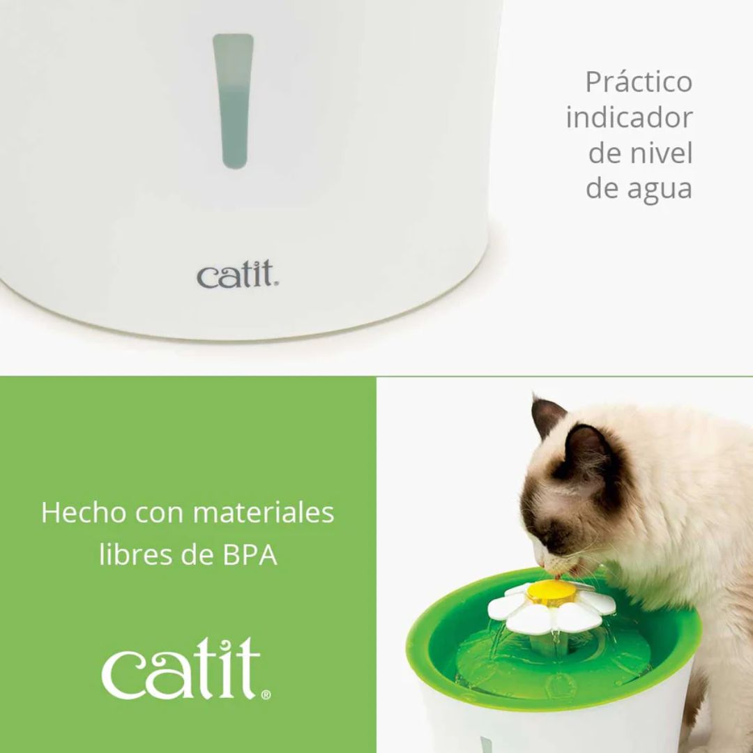 FUENTE CATIT FLOWER 3 L PARA GATOS