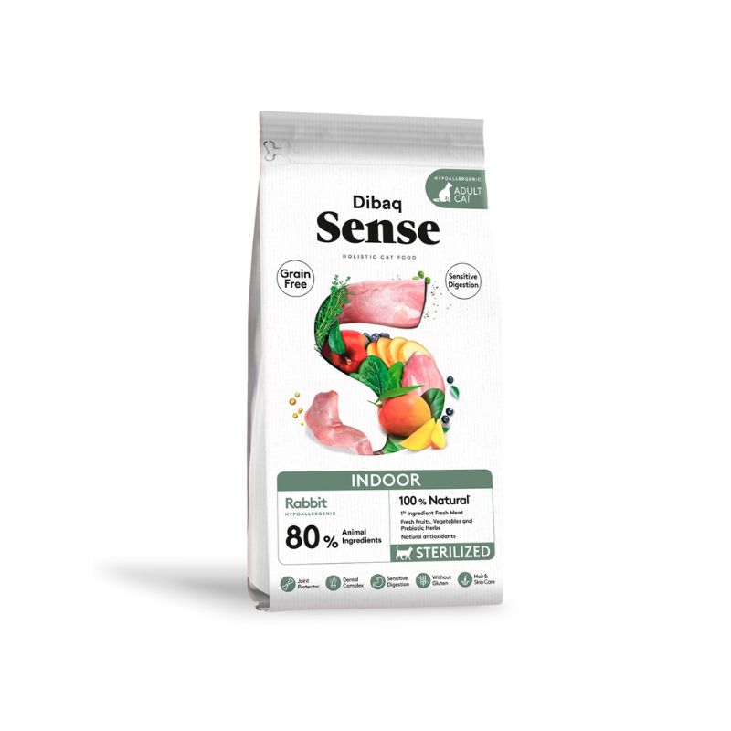 DIBAQ SENSE GRAIN FREE GATOS INDOOR 6 KG
