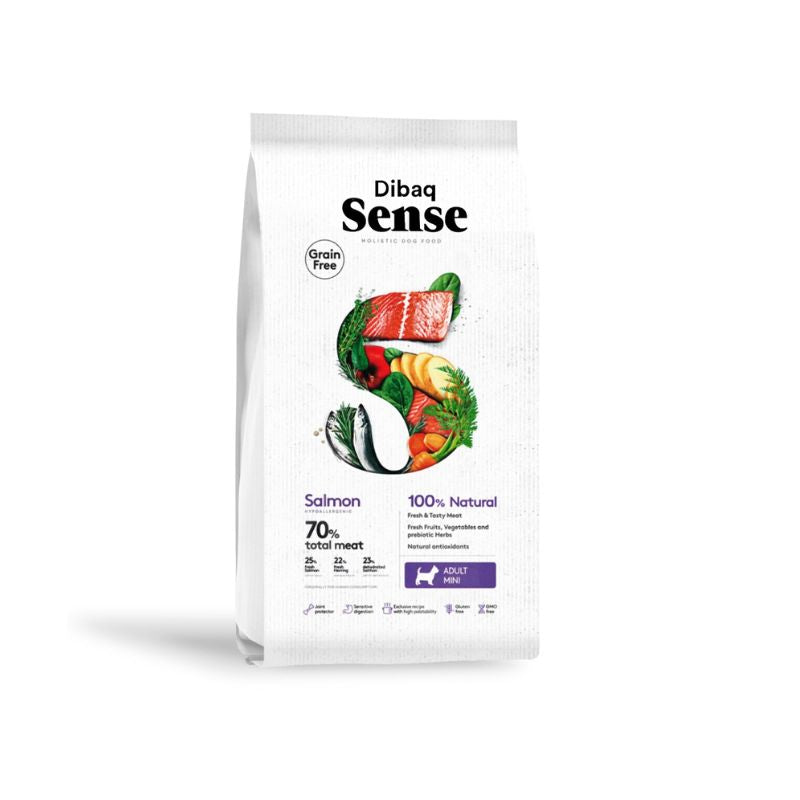 DIBAQ SENSE GRAIN FREE SALMON MINI 6 KG