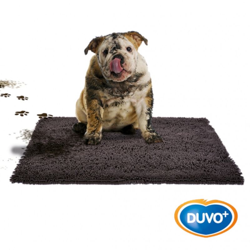DUVO ALFOMBRA PERROS MAGICLEAN GRIS 90 x 65 CM
