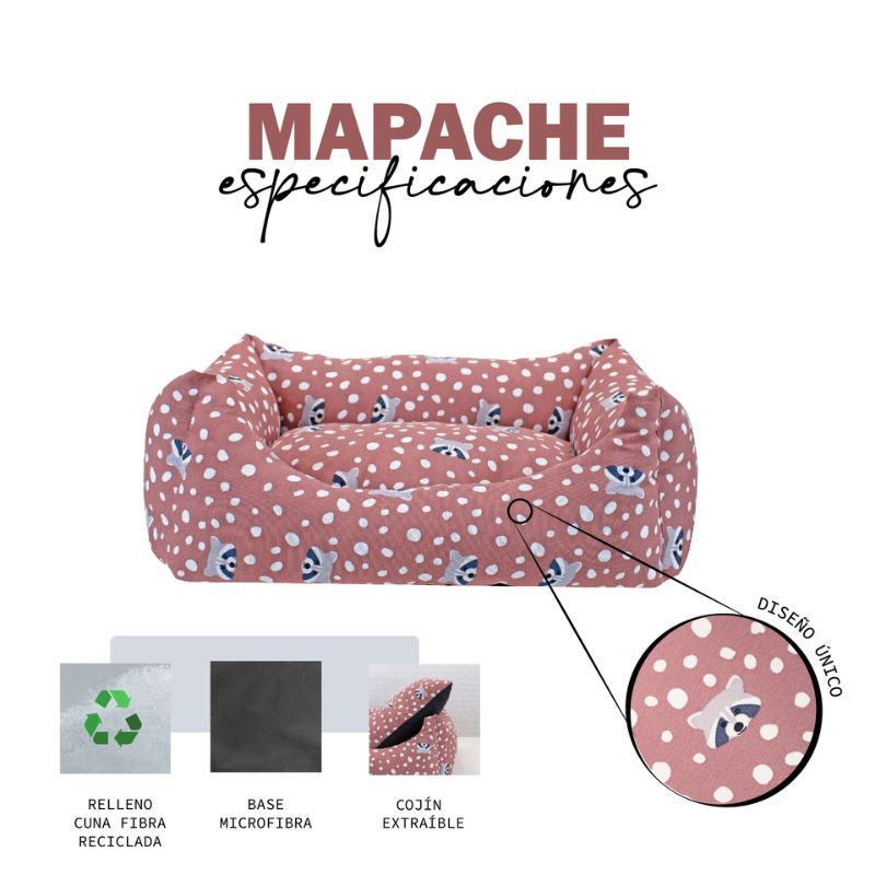 CAMA PERROS GULLIVER MAPACHE YAGU