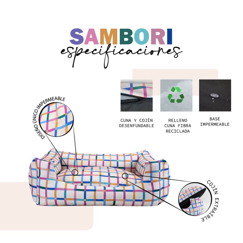 CAMA PERROS OXFORD SAMBORI YAGU