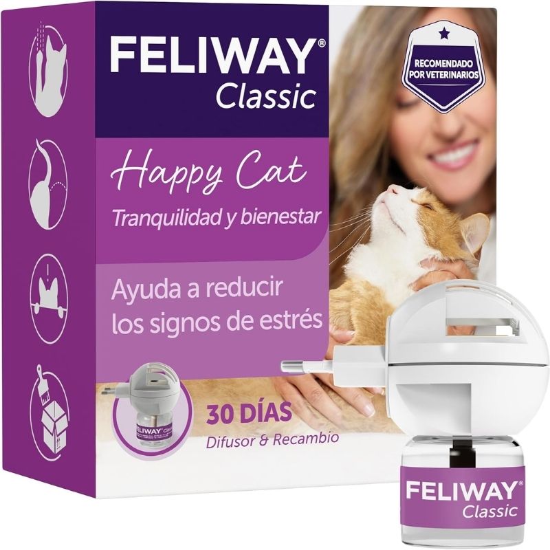 FELIWAY GATOS DIFUSOR + RECAMBIO 48ML 1 MES