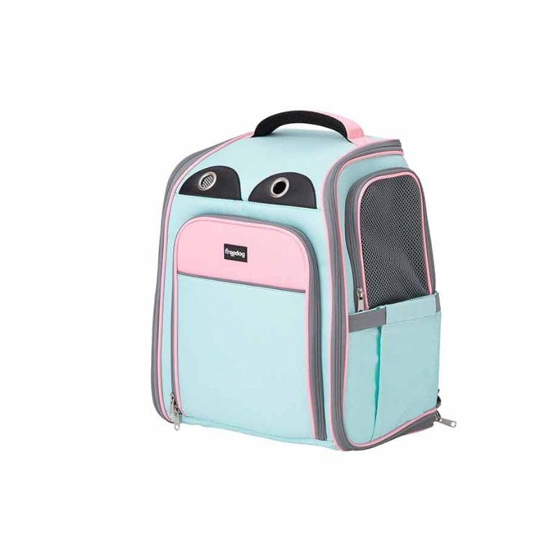 FREEDOG MOCHILA FUJI CON COMPARTIMENTO ROSA Y AZUL 42 X 39 X 26CM