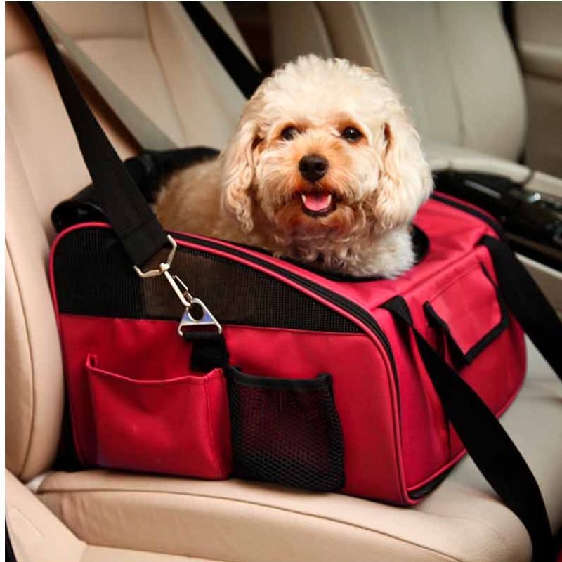 FREEDOG TRANSPORTIN COCHE PERROS Y GATOS 44 X 29 X 34 CM