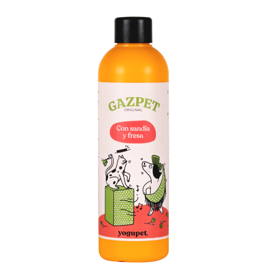GAZPACHO PARA PERROS Y GATOS GAZPET YOGUPET SANDIA Y FRESA 6 x 250 G