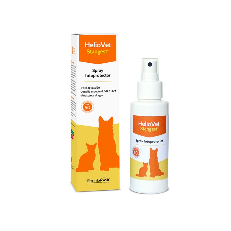 HELIOVET SPRAY SOLAR PERROS Y GATOS 80 ML FPS 50