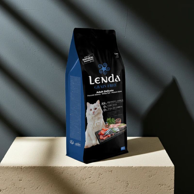 LENDA GRAIN FREE GATOS ADULTOS DELICATE PESCADO BLANCO 2 KG
