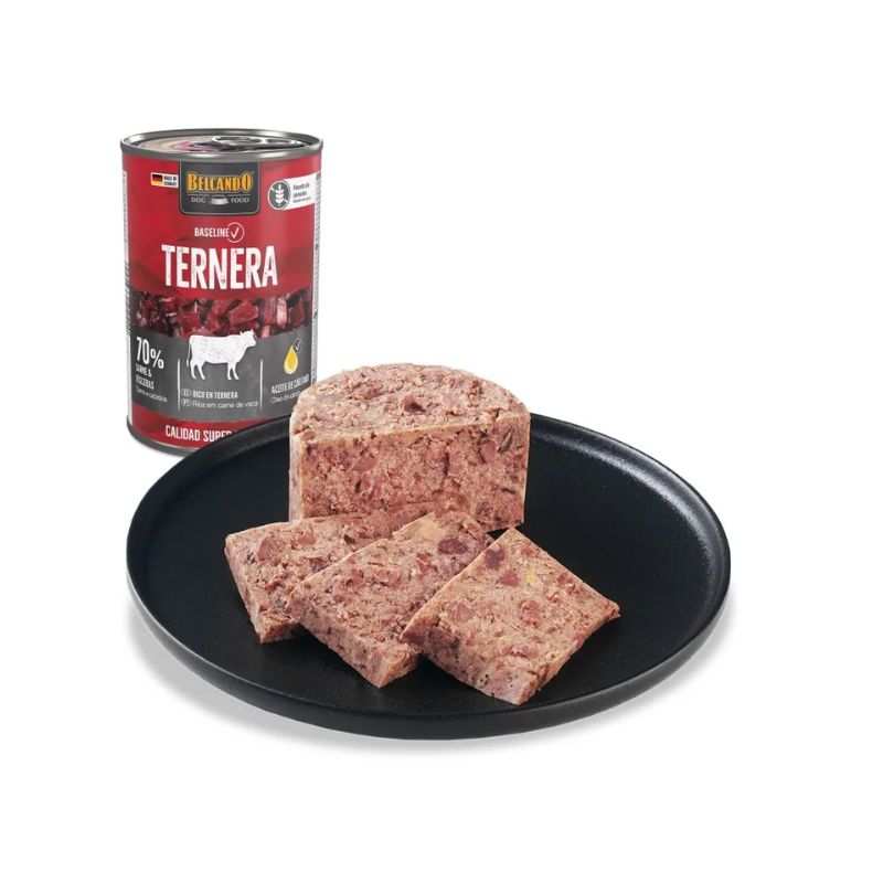 LATAS COMIDA HUMEDA PERRO BELCANDO TERNERA 6 X 800 G