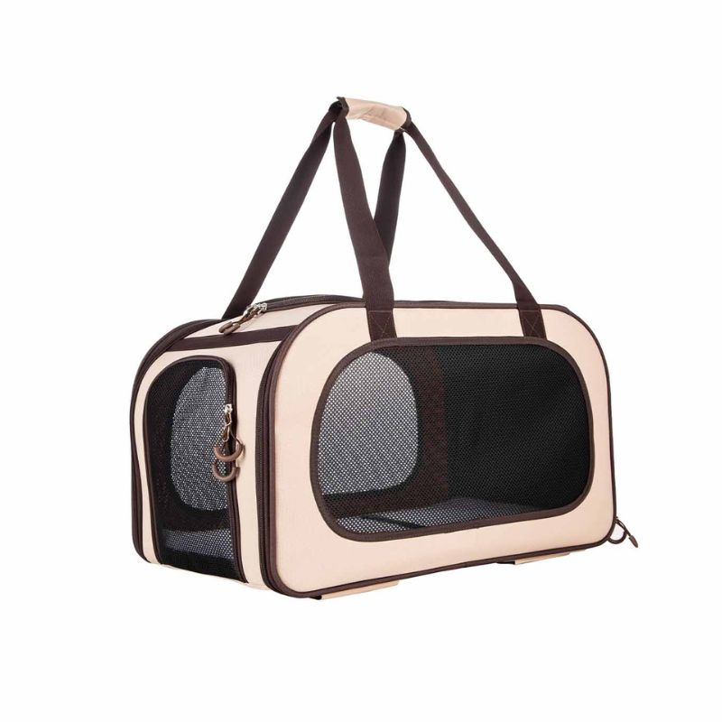 FREEDOG TRANSPORTIN PERROS TROLLEY TRAVELTAILS CREMA 54 X 33 X 42 CM