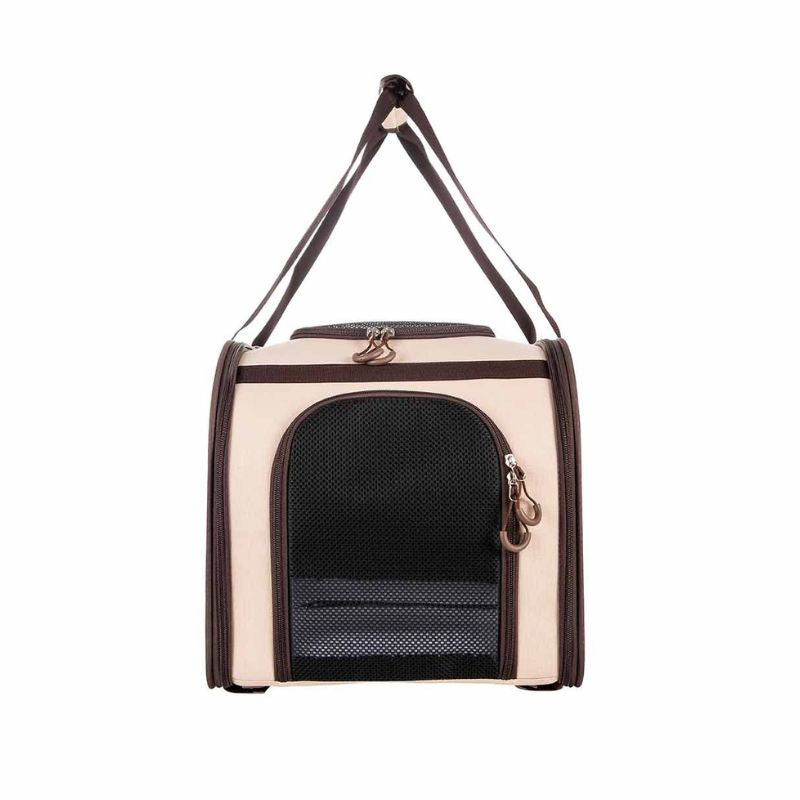 FREEDOG TRANSPORTIN PERROS TROLLEY TRAVELTAILS CREMA 54 X 33 X 42 CM
