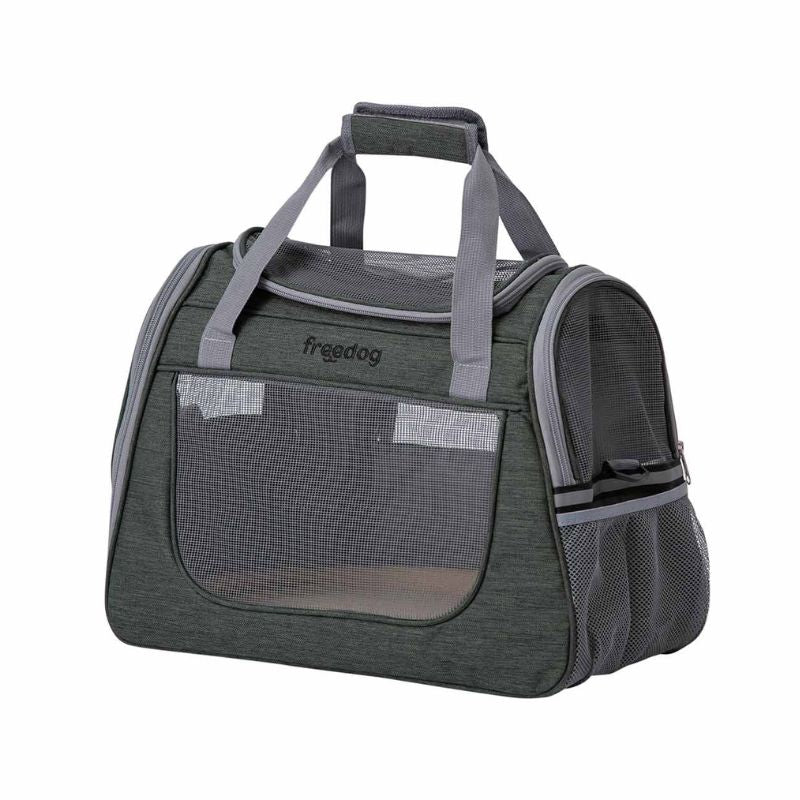TRANSPORTIN PARA PERROS Y GATOS FREEDOG LAX VERDE 45X25X35 CM