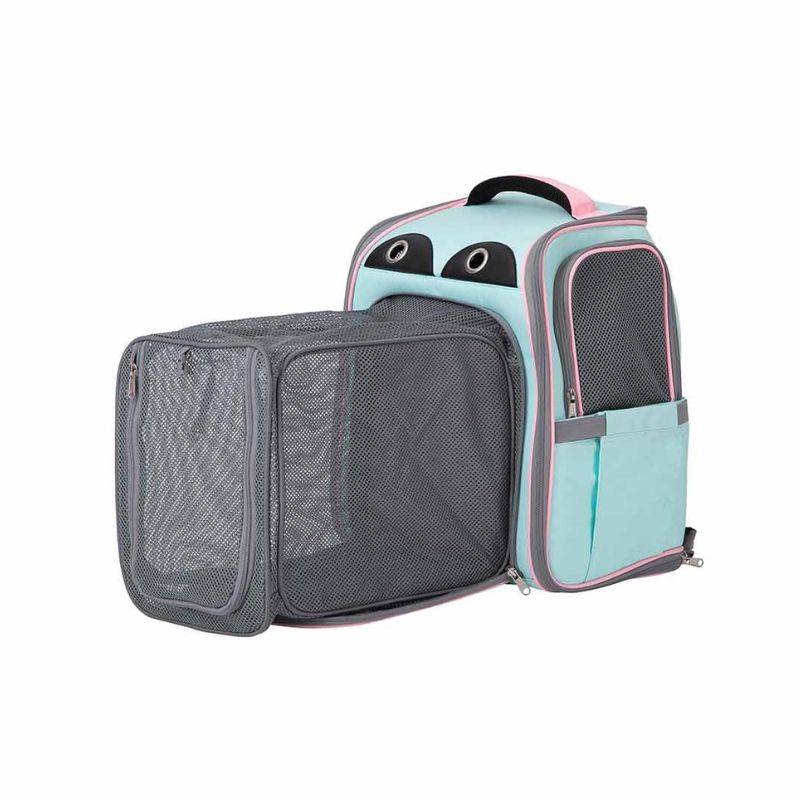 FREEDOG MOCHILA FUJI CON COMPARTIMENTO ROSA Y AZUL 42 X 39 X 26CM