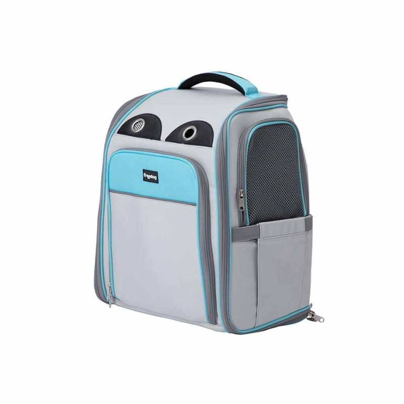 FREEDOG MOCHILA FUJI CON COMPARTIMENTO AZUL Y GRIS 42 X 39 X 26CM