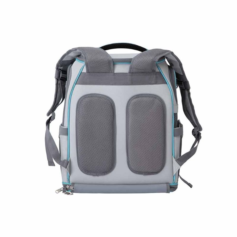 FREEDOG MOCHILA FUJI CON COMPARTIMENTO AZUL Y GRIS 42 X 39 X 26CM