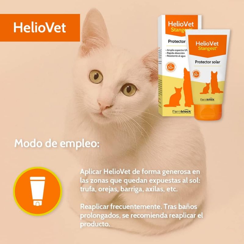HELIOVET PROTECTOR SOLAR PERROS Y GATOS 50 G