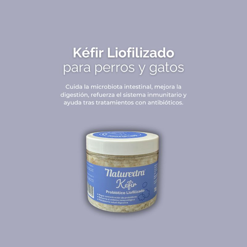 NATUREXTRA KEFIR LIOFILIZADO PARA PERROS Y GATOS