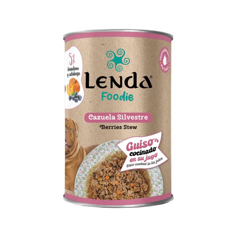 LENDA FOODIE PERRO CAZUELA SILVESTRE 12 X 400 G