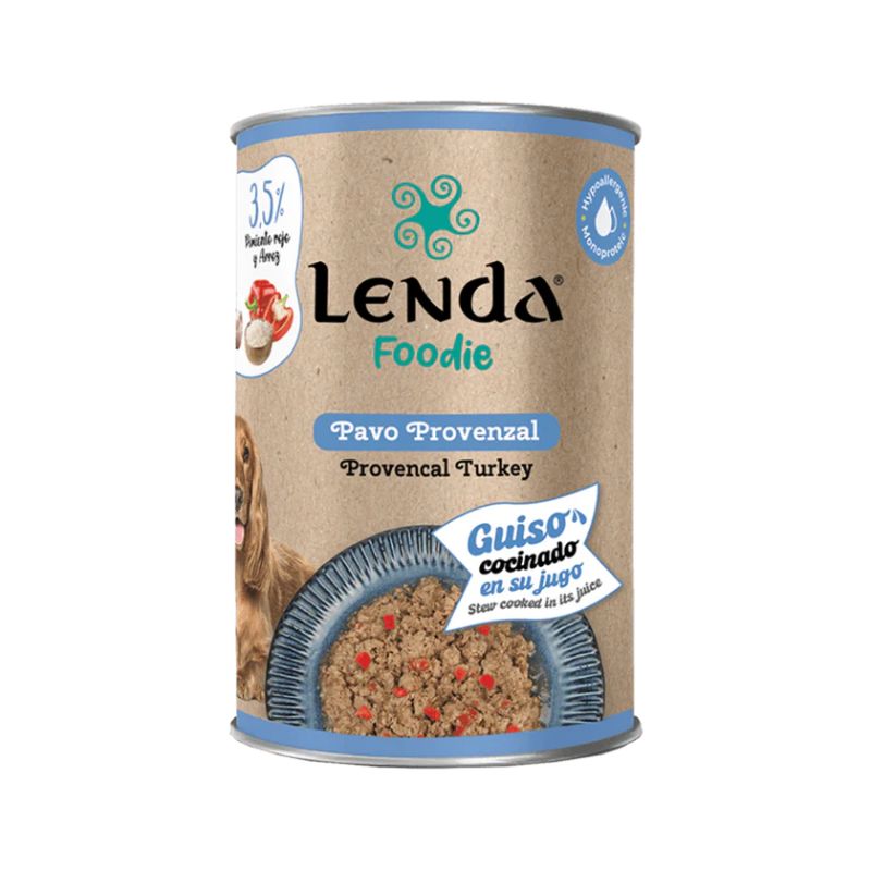 LENDA FOODIE PERRO PAVO PROVENZAL 12 X 400 G
