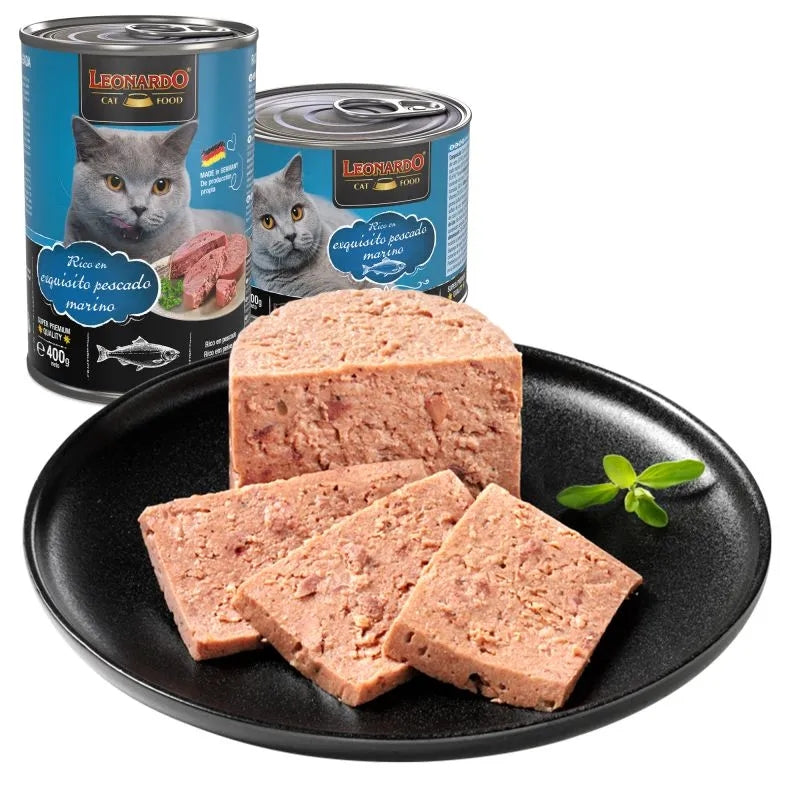 LEONARDO GATOS MENU QS RICO EN PESCADO 6 X 800 G