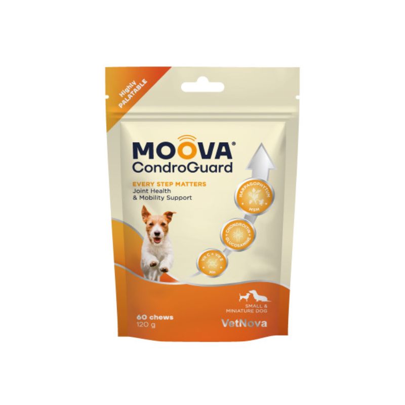 MOOVA PERROS CONDROGUARD SMALL MINIATURE 60 CHEWS