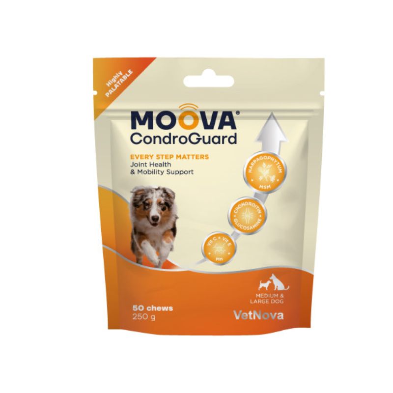 MOOVA PERROS MEDIUM LARGE CONDROGUARD 50 CHEWS