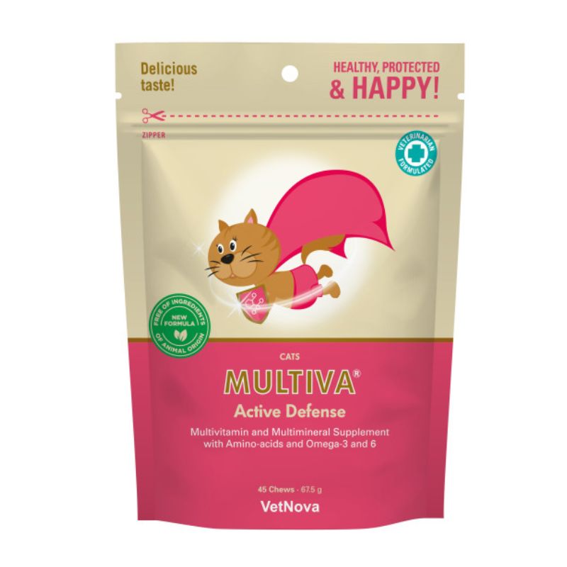 MULTIVA GATOS ACTIVE DEFENDE NUEVA FORMULA 45 CHEWS